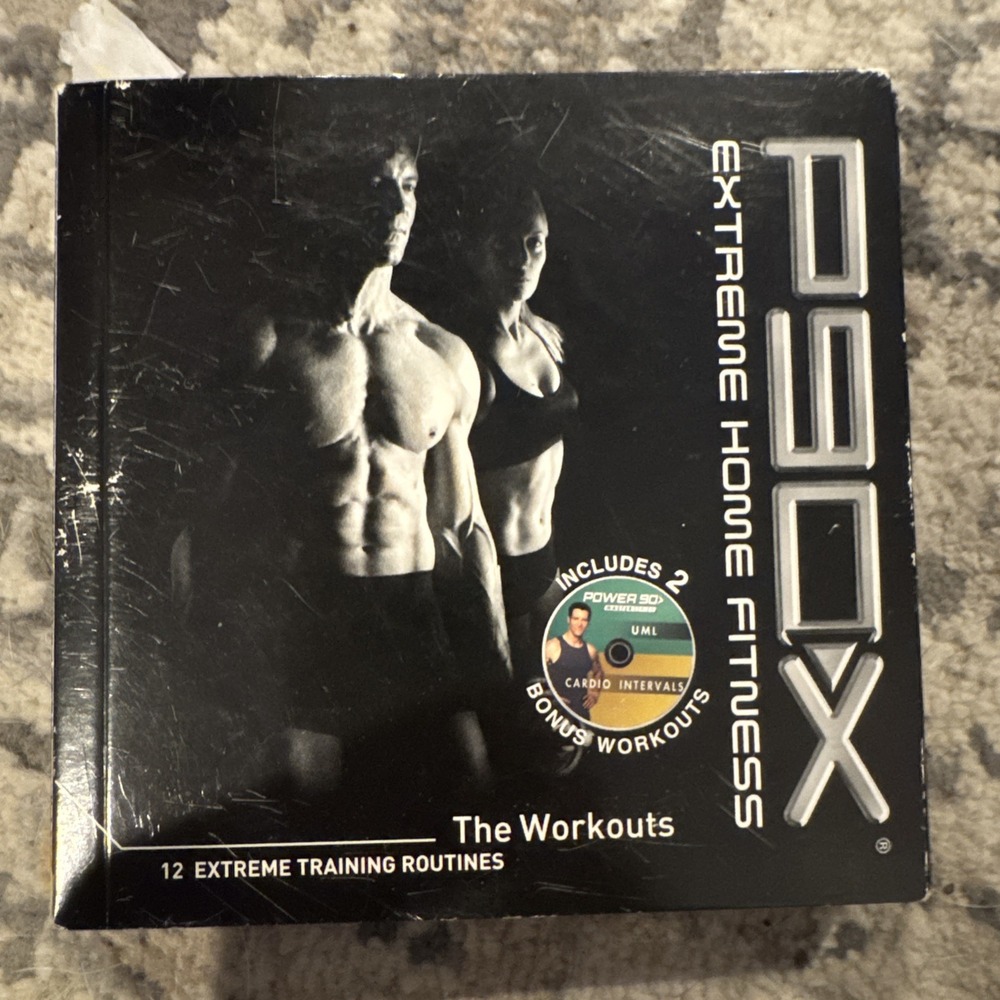 P90X Extreme Home Fitness Workout Complete 12‎ DVD Set Exercise.